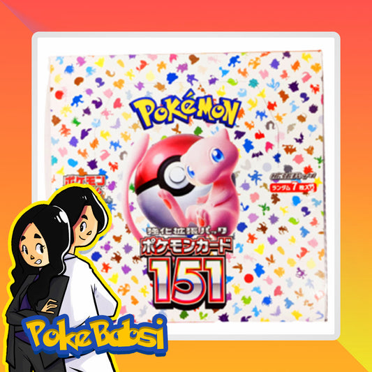 Pokémon 151 Booster Box - Strip Seal / No Shrink Wrap (Japanese)